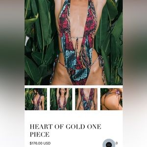 Indah heart of gold one piece swimsuit